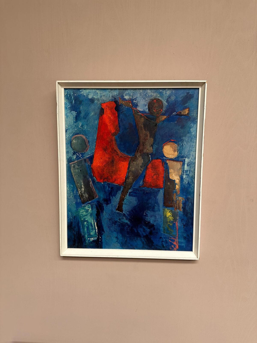 “PRÆSENTATION I BLÅT” by Marino Marini