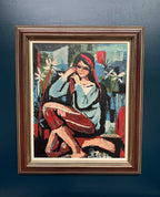 “Portrait of a Young Lady” by M. Costa
