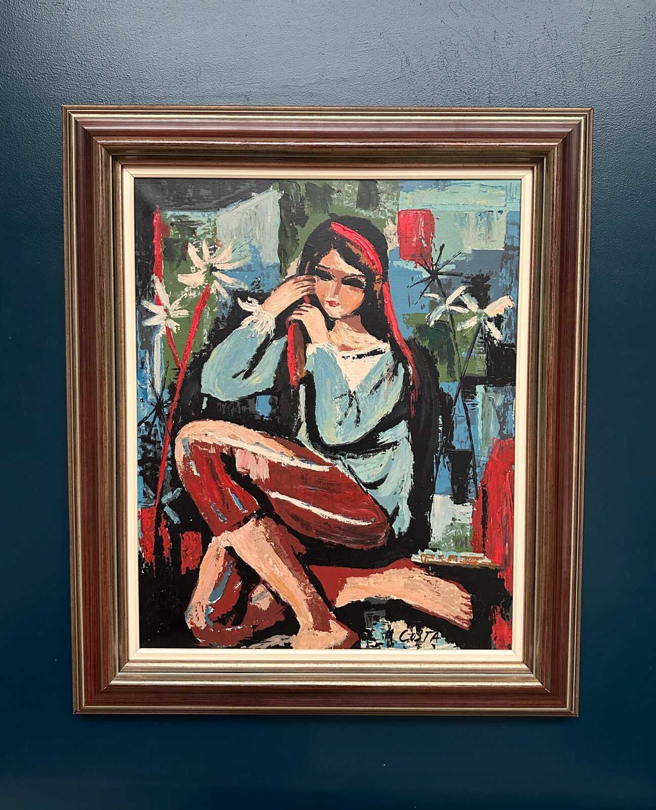 “Portrait of a Young Lady” by M. Costa