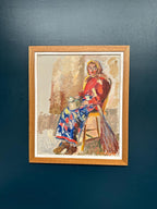 “Woman with Broom and Teapot” by Svan Wallquist
