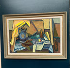 “Still Life with Jug and Bottles” by Martin Lindberg