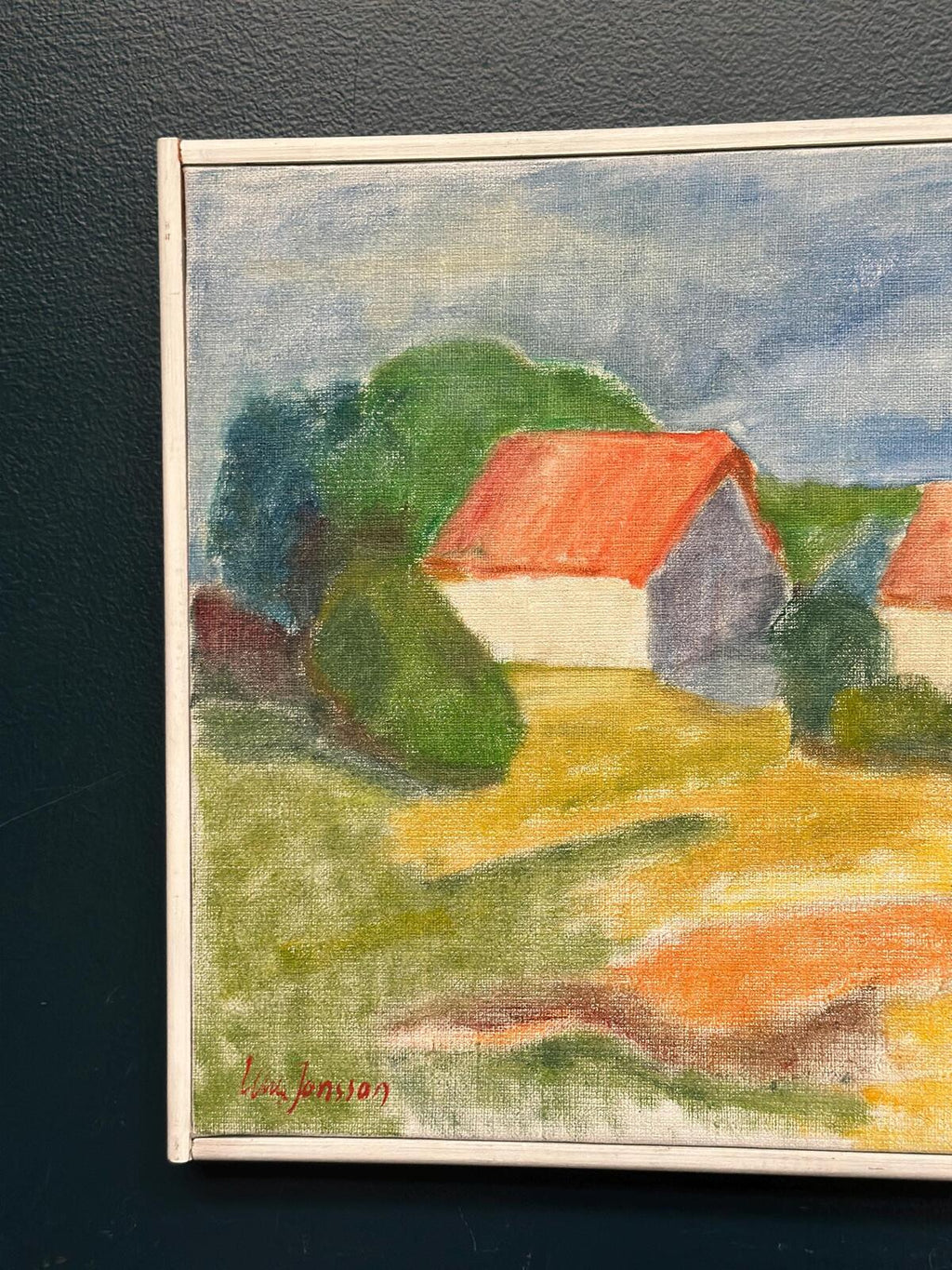 “Landscape with Barns” by Ulla Jansson