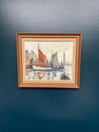 “Boats in Harbour” by Inge Camill