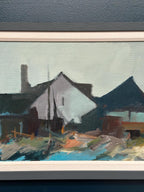 “Huts on the Coast” (Attributed to Kai C.