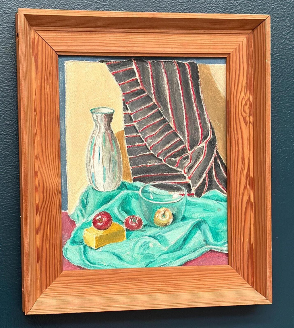 “Still Life with Fruits and Vase” by Sune Lindahl