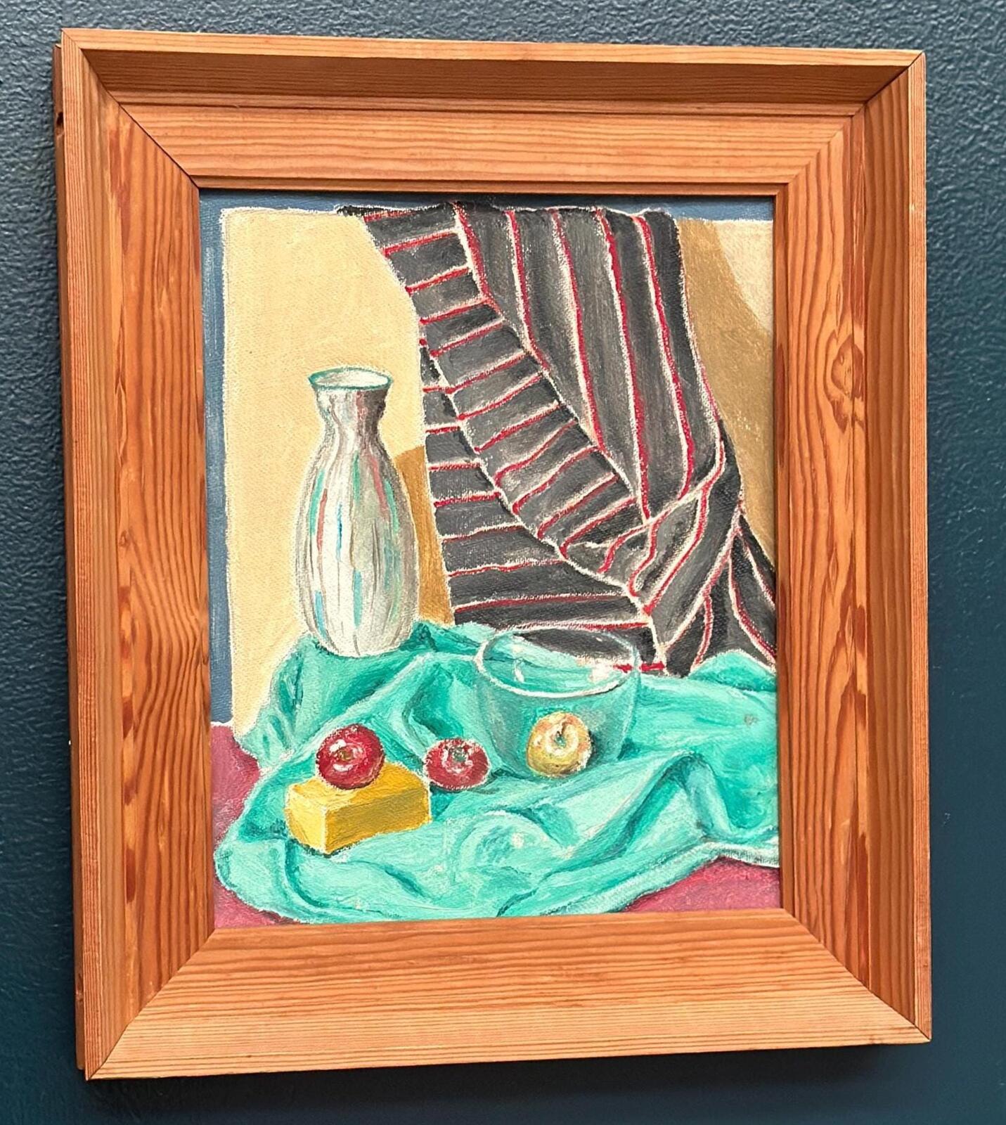 “Still Life with Fruits and Vase” by Sune Lindahl