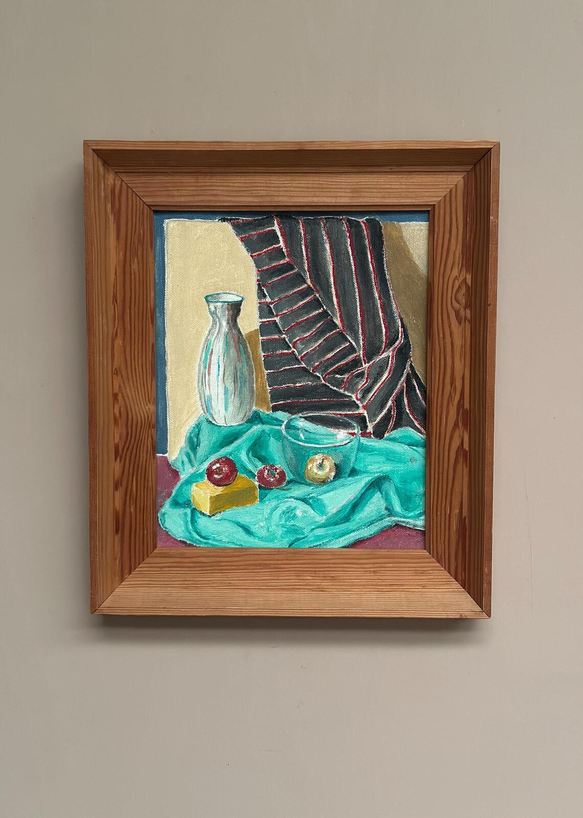 “Still Life with Fruits and Vase” by Sune Lindahl