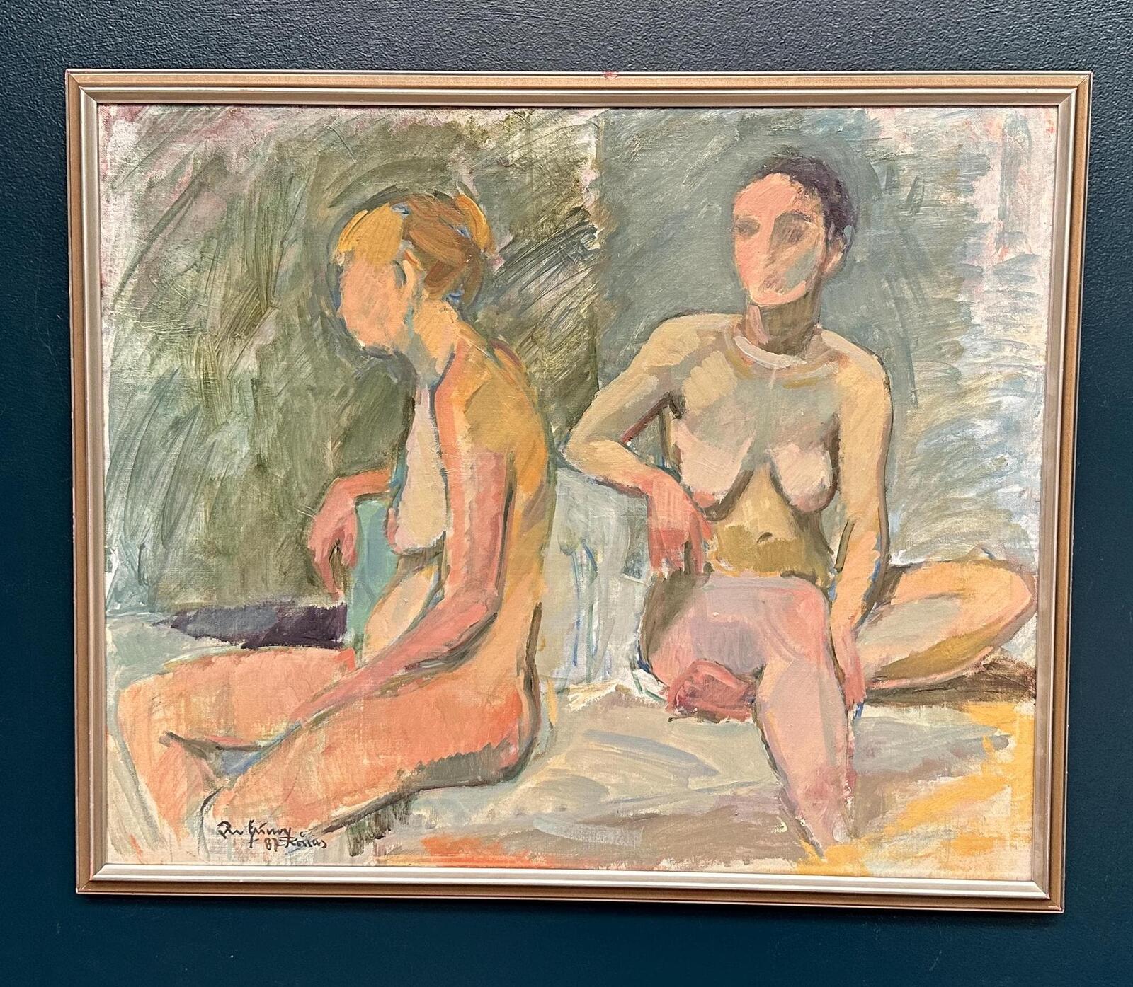 “Two Models”  Dated 1971