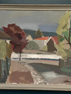 “Landscape” by Bengt Eklund (1916–1989)
