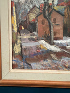 “Cityscape with Snow” by Henry Larsson