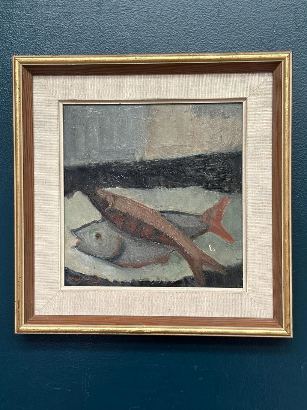 “Still Life with Fish” by Oscar Jonsson