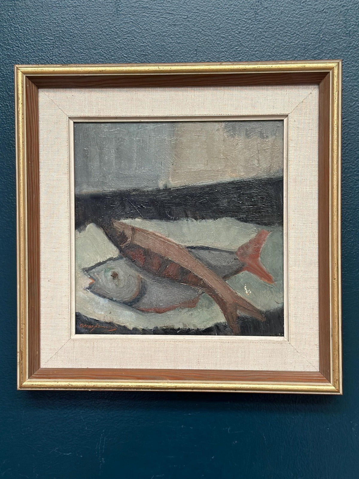 “Still Life with Fish” by Oscar Jonsson