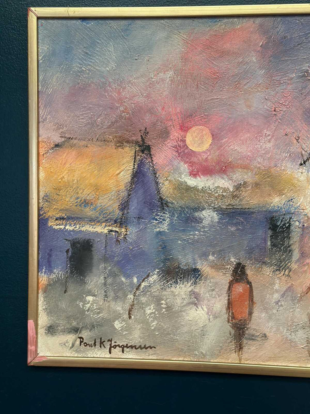 “Figure in Landscape” by Poul K. Jörgensen