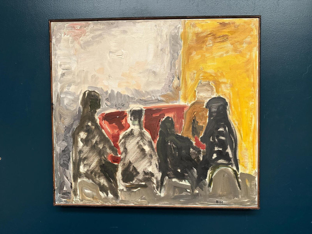 “Figure Composition” by Max Bilde (1919–2011)
