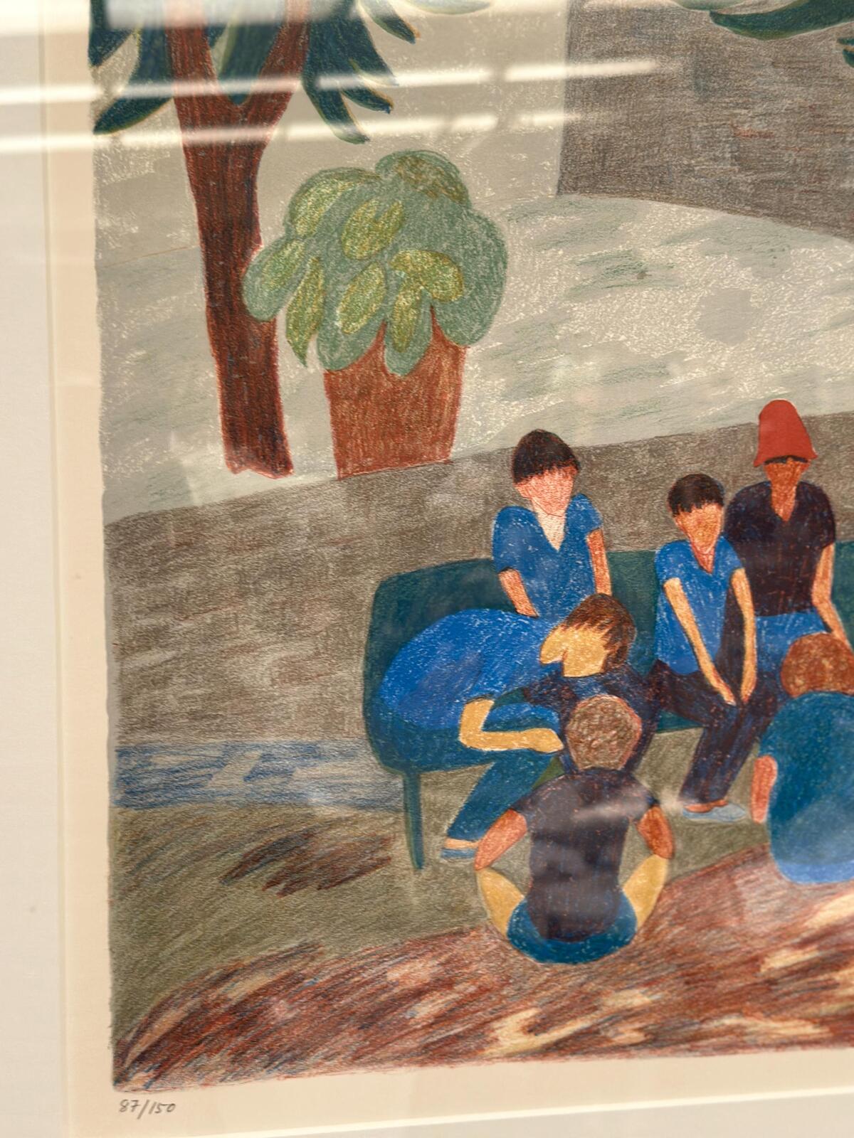“Gathering Under Tree” by Catharina Nilsson