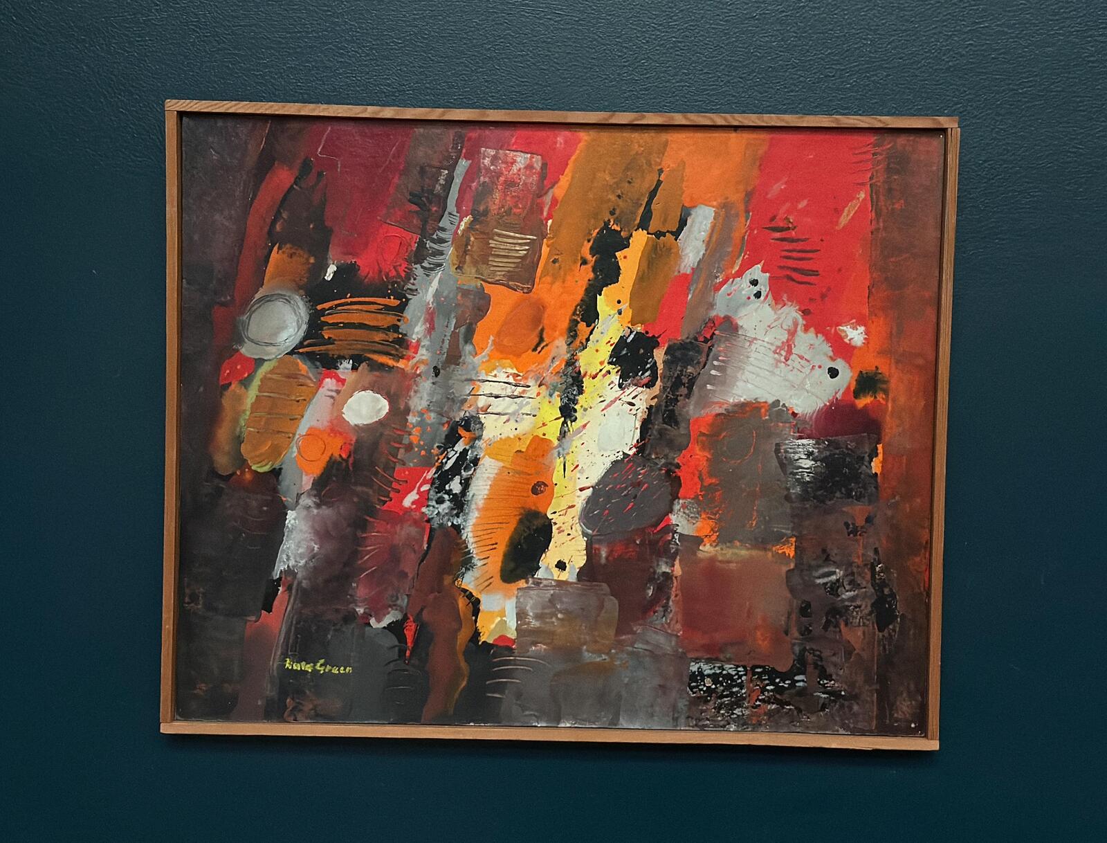 “Composition” by Kulo Green (1913–1972)