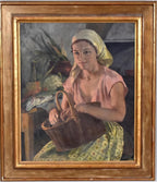 “Seated Woman” by Philippe de Rougemont (1891–1965)