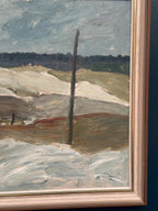“Winter Landscape, Österlen” by E. O. Jonza