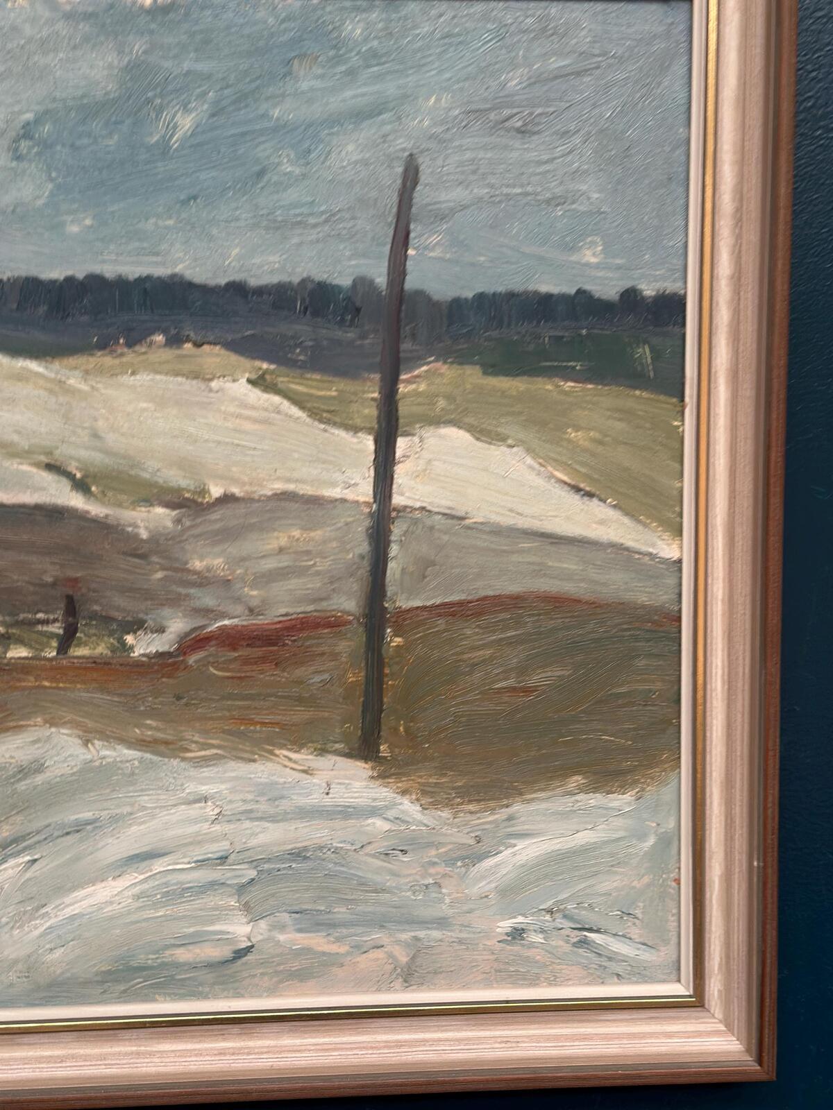 “Winter Landscape, Österlen” by E. O. Jonza