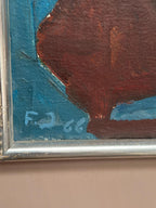 “Abstract Composition” – Dated 1966