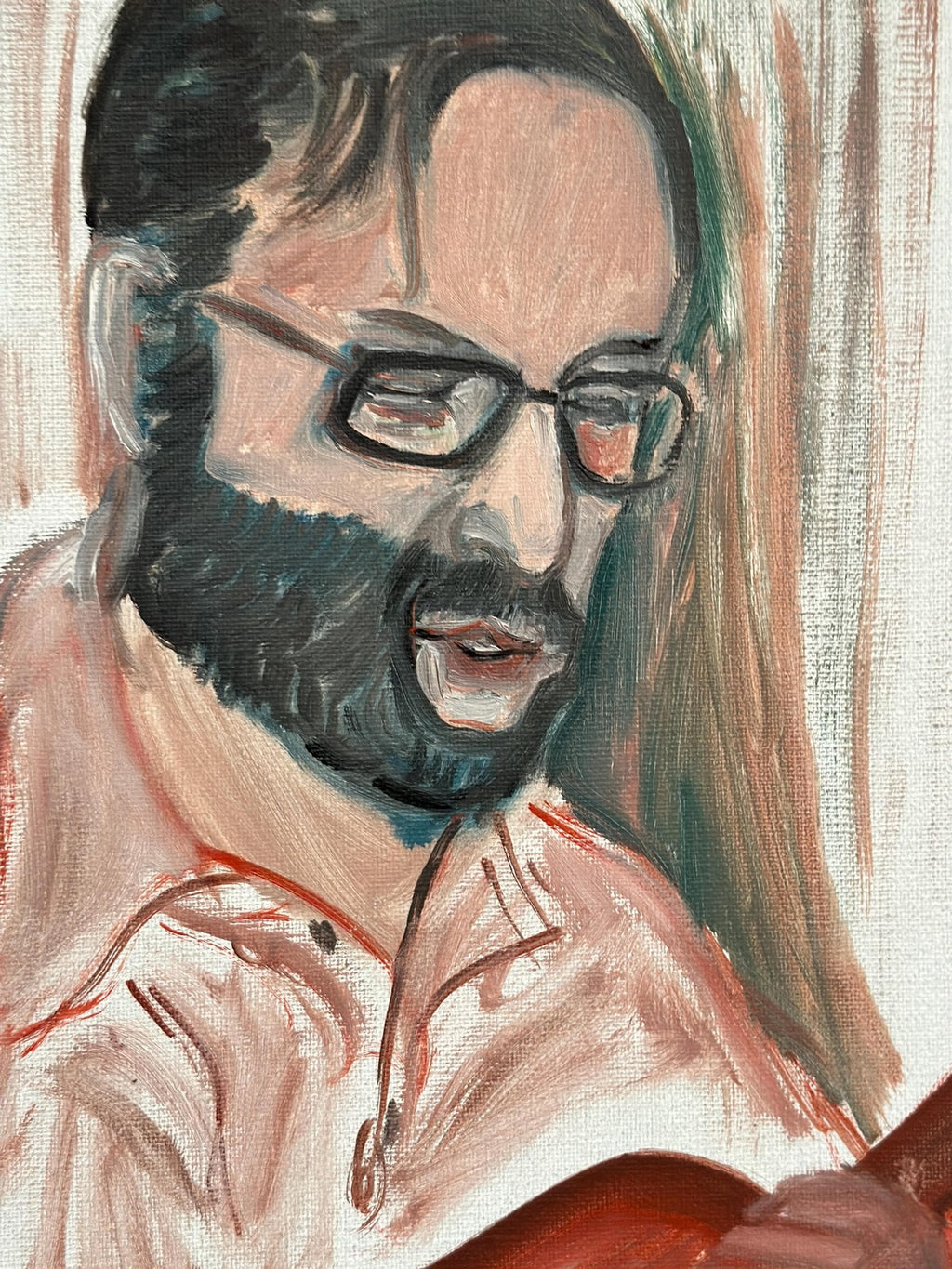 “Musician with Guitar” by Karin Larsson
