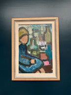 “Figure and Bottle ” by Gösta Falck