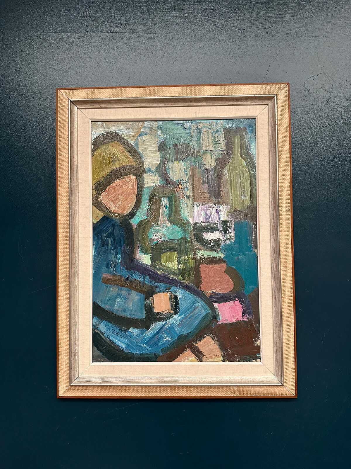 “Figure and Bottle ” by Gösta Falck