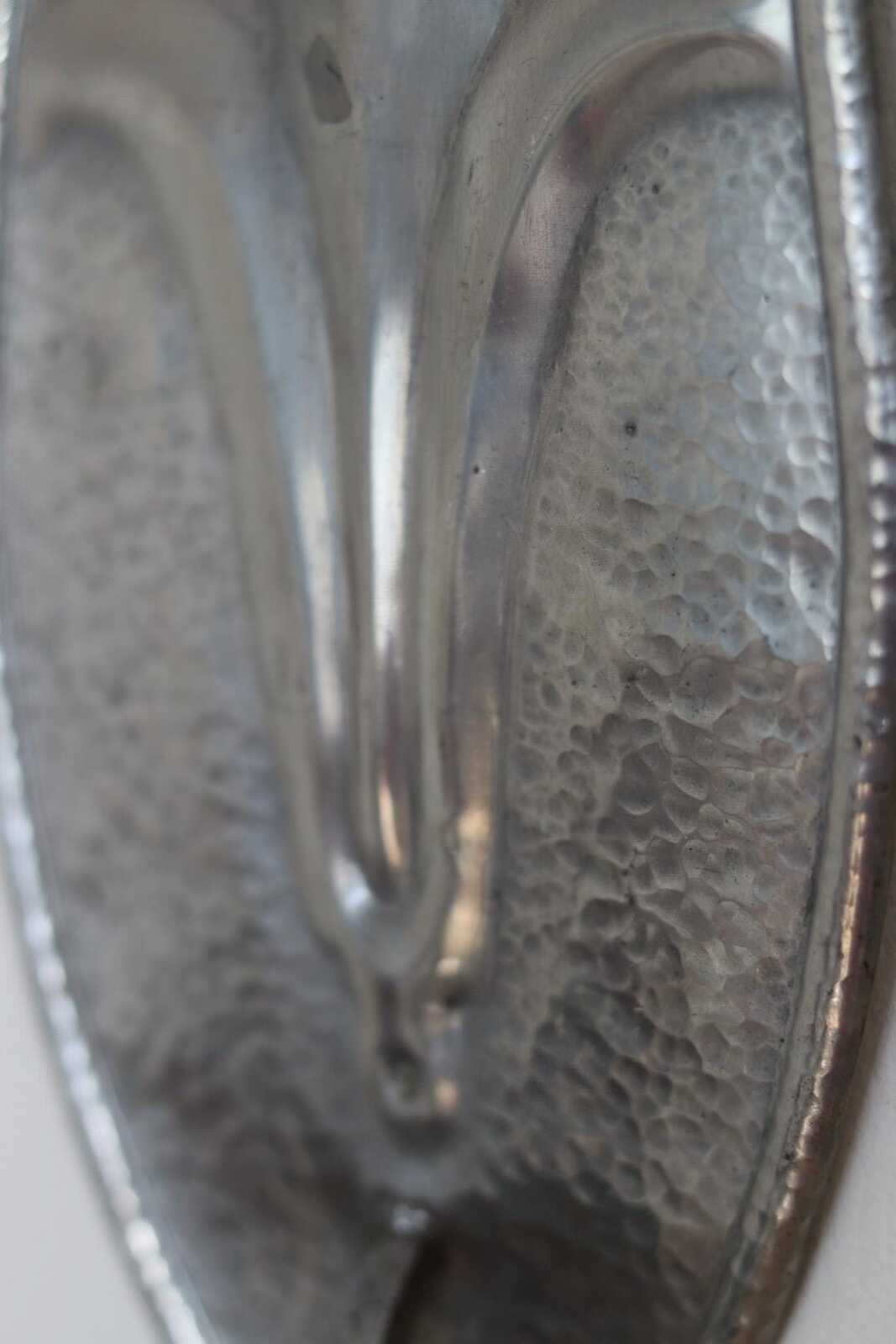 Pair Of Swedish Pewter Sconces