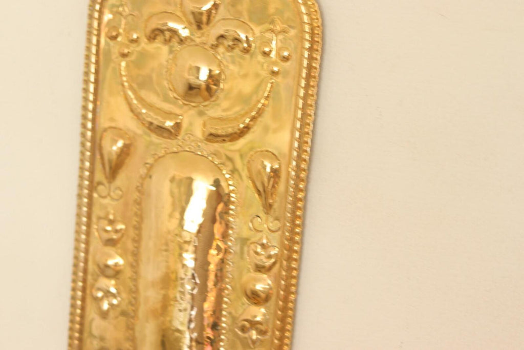 Pair Of Mid Century Swedish Brass Sconces