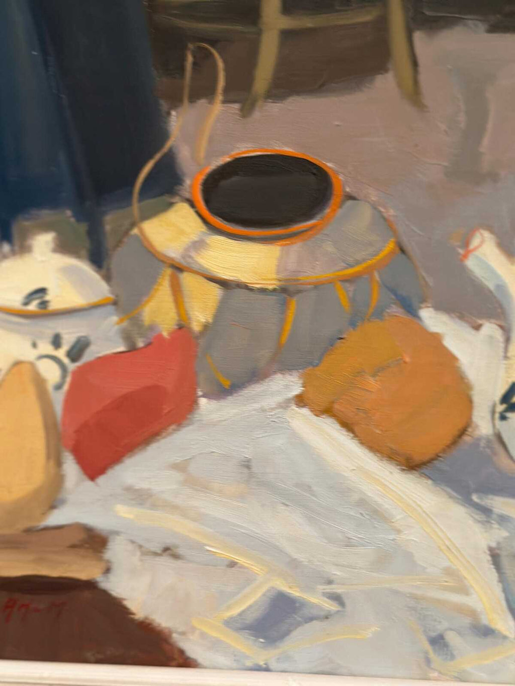 “Stilleben med kaffekannor” by T. Ahlm
