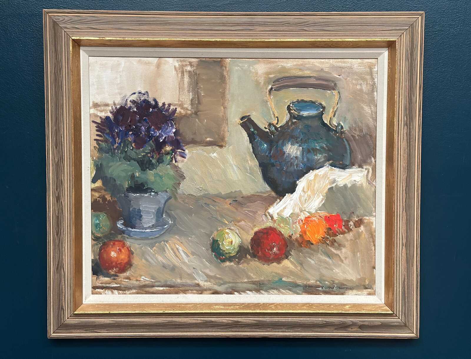 “Still Life with Kettle” by Karl Gustav Strandberg