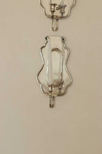 Pair Of Mid Century Swedish Pewter Sconces