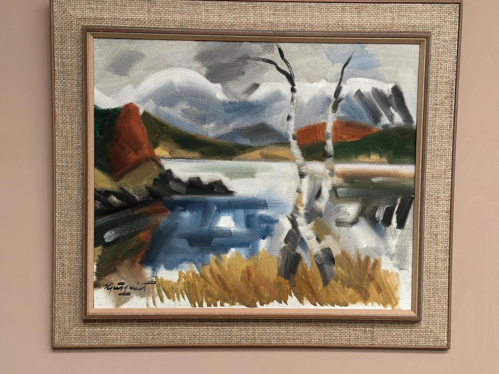 “Landskap med Björkar” by Ivar Hjertqvist