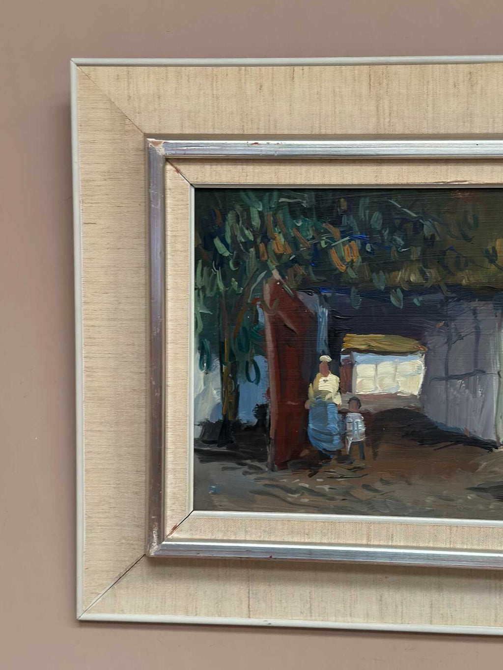 “Villagers in Courtyard” by Axel Hamborn