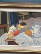 “Stilleben med kaffekannor” by T. Ahlm