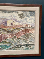 “Landscape with Buildings” by Gösta Nordblad