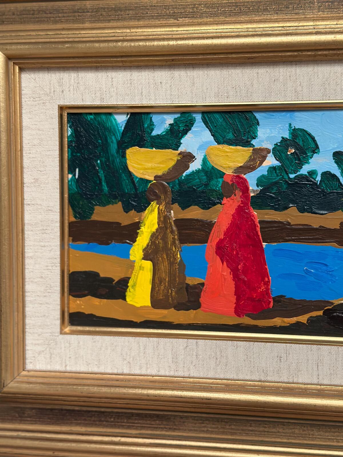 “Female Figures by a Stream” Attributed to Lars Norrman