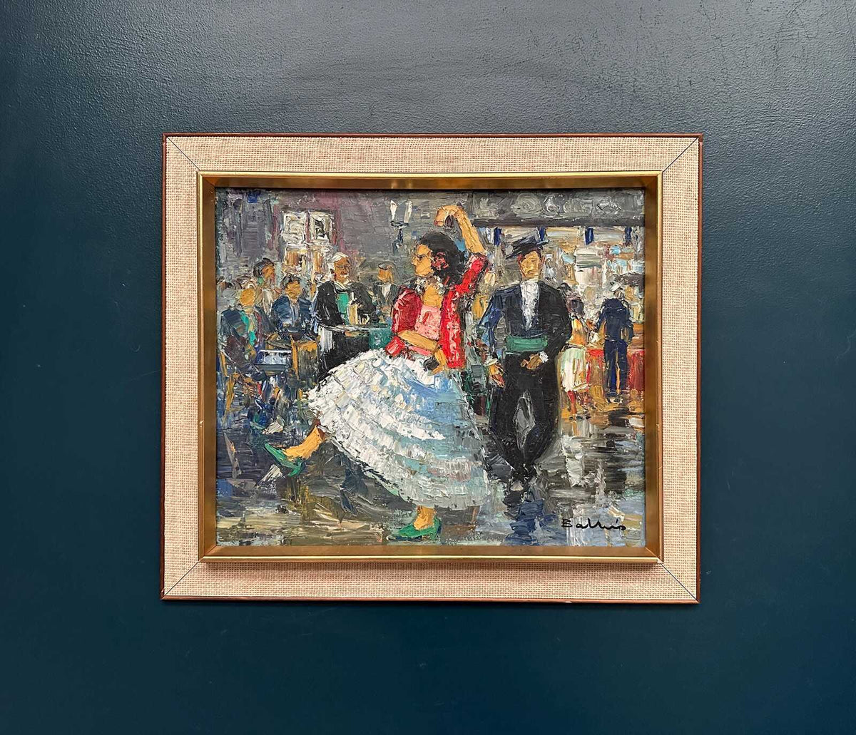 Dancing Couple in Lively Setting