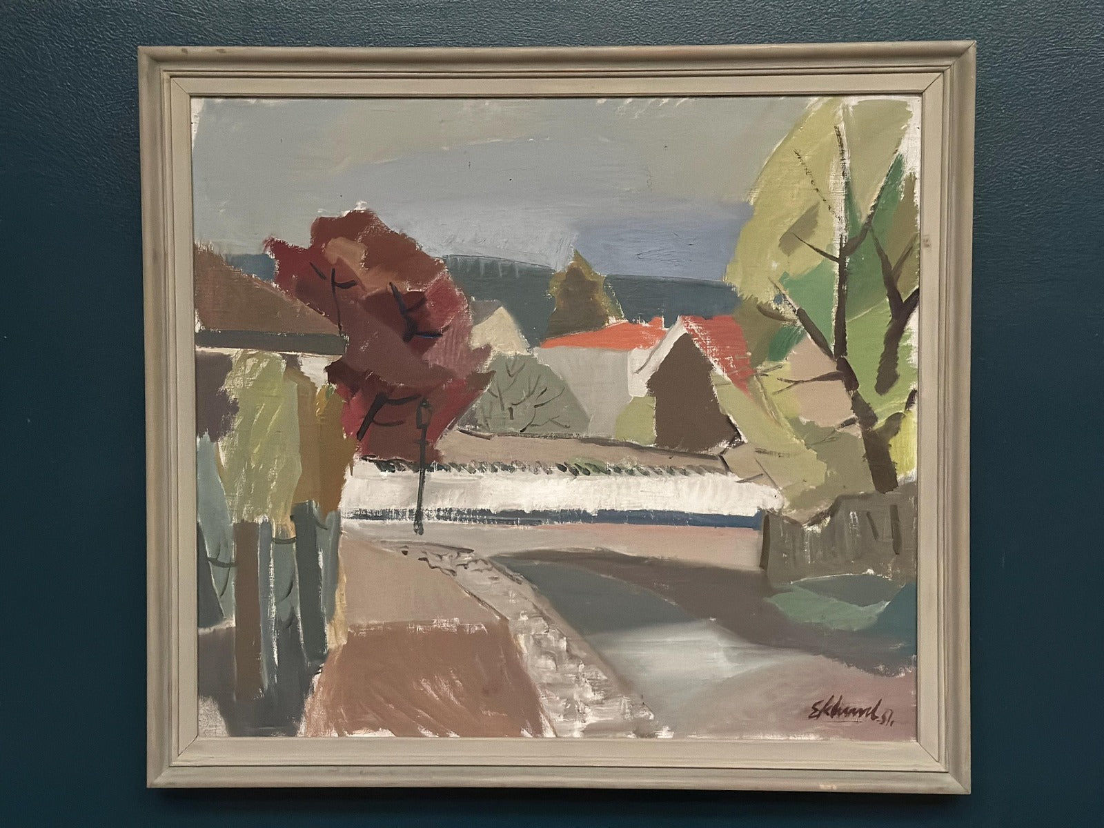 “Landscape” by Bengt Eklund (1916–1989)