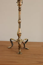 Pair Of  Victorian Antique Brass Pullman Railway Carriage Table Lamps