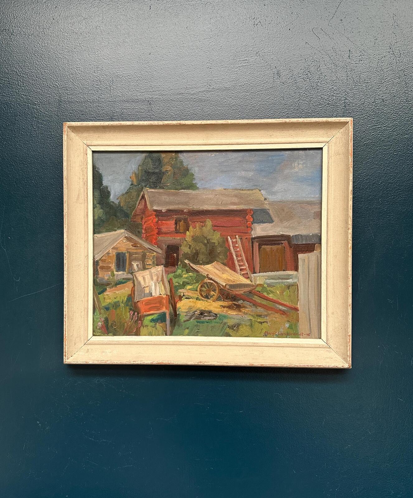 “Uthus, Dalarna” by Margit Wessbrandt (1917–2012)