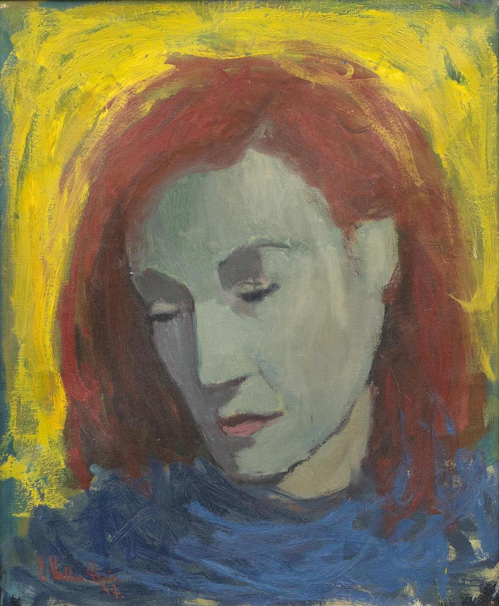 “Woman with Red Hair” by Erik Walter Persson