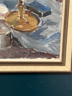 “Still Life with Candlestick” by M. Broquist