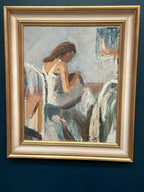 “Portrait of a Woman” by Gustaf Sjöö