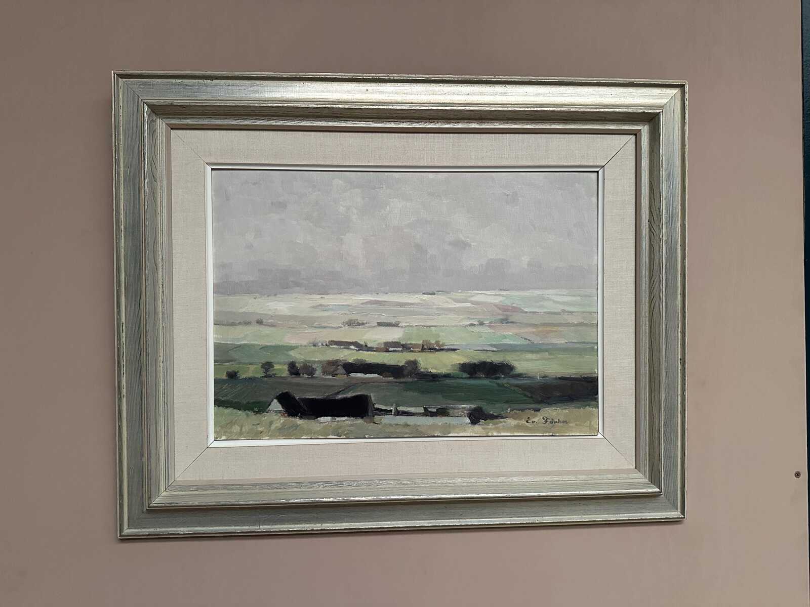 “Scanian Landscape” by Evert Färhm (1901–1971)