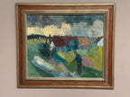 “Farmhouses” by Arnold William Pedersen