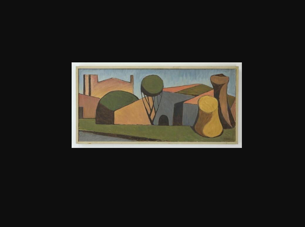 "Spansk By" by Emil Clahr (1905–1983)