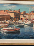 “Boats in the Harbor” by Ellis Wallin