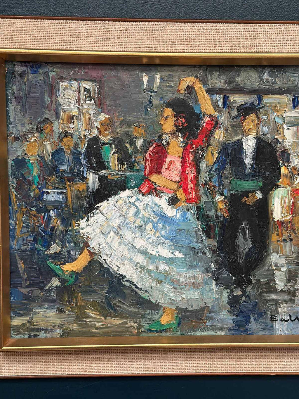 Dancing Couple in Lively Setting