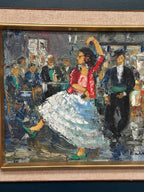 Dancing Couple in Lively Setting